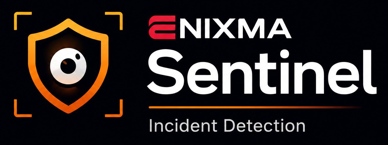 Enixma Sentinel &mdash; AI video incident detection.